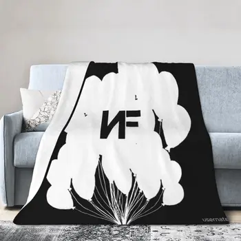 NF Balionai (Balta Logotipą), Ultra-Minkštas Mikro Vilnos Antklodė