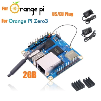 Oranžinė Pi Zero 3 Plėtros Taryba 2GB Šilumos Kriaukle H618 Wifi5+BT 5.0, Skirta 