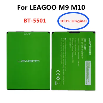 Nauji 100% Originalus 2850mAh BT-5501 Įkraunama Baterija LEAGOO M9 M 9 M10 M 10 BT5501 Smart Mobilųjį Telefoną Pakeitimo Bateria