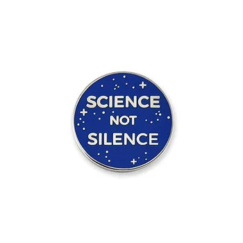 Mokslas ne tyla emalio pin mėlynos žvaigždės visatoje sagė mokslo ženklelis juokinga atsispirti smeigtukai mokslininkas, inžinierius mokslo teachergift