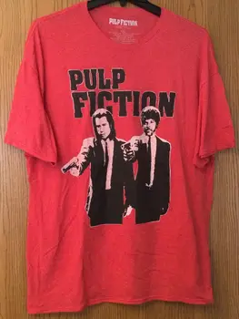 Pulp Fiction - 2016 Raudona Marškinėlių - XXL