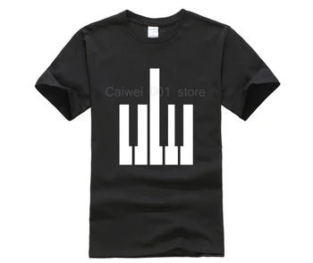 Asmenybės marškinėliai Camiseta divertida paraman marškinėliai fortepijono muzikos kapela išdaiga klaviatūra dovanų kietas mans