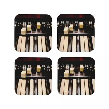 Hammond B3 Organų Padėkliukai Kavos Kilimėliai Odos Placemats Taurės Stalo Apdailos ir Priedai Pagalvėlės, Namų Virtuvė, Valgomasis, Baras
