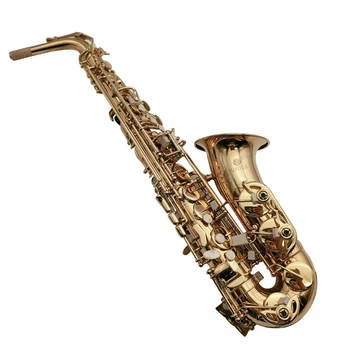 Jupiteris JAS-767GL Eb Alto Saksofono Melodija Naują Atvykimo Žalvario, Aukso Lako Muzikos instrumentų E-Butas Sax su Byla Priedai