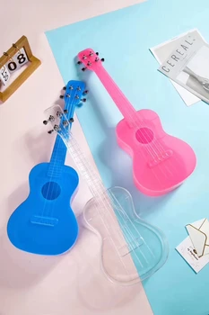 PC medžiagos vientisas lengvas saldainiai spalvos 4 stygų gitara 21 colio sopranas ukulėle priemonė mažų gitaros muzikos mylėtojai Dovana