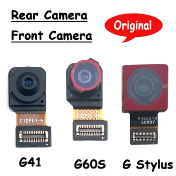 10vnt/daug Galinis galinė vaizdo Kamera Galinio Pagrindinis Objektyvas Flex Cable & Priekinė Kamera Motorola Moto G60s G41 G Stylus 2021 Galinio vaizdo Kamera