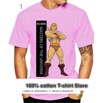 Nostalgiškas Anime Ir Animacinių Filmų Heman Marškinėliai Roko Unisex Skate Klasikiniai T-Shirt Dizainas Hip-Hop Atsitiktinis Tee Cool T-Shirt Didelio Dydžio Marškinėlius