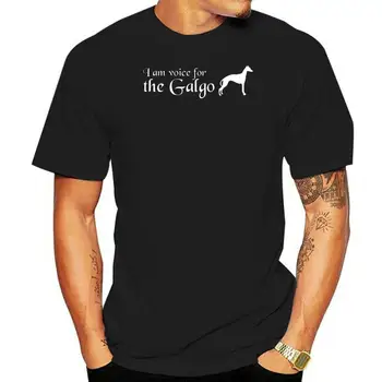 Aš Esu Balsas Galgo T-Shirt Pasaulio Galgo Dieną Tee Viršų Madinga Kūrybos Grafinis T-shirt Viršų