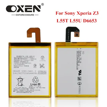 Originalus LIS1558ERPC Baterija Sony Xperia Z3 l55t l55u d6653 d6603 d6633 d5803 d6616 3100mAh Baterijos