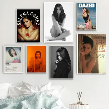 Dainininkas S-Selena Gomez Plakatas Plakatas Sienos Nuotraukas Kambarį Patenka Dekoras