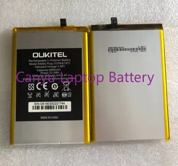 100% Naujas OUKITEL K6000 PLIUS Pakeitimas 6068mAh Dalių, atsarginė baterija OUKITEL K6000 PLUS 