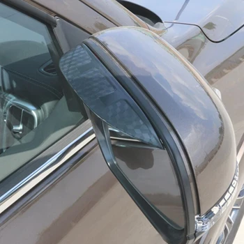 Automobilio galinio vaizdo Šoninių Stiklo, Veidrodžio Apdaila Rėmo Lietaus apsauga nuo Saulės Šešėliai, Antakių Padengti Reikmenys Isuzu D-MAX 