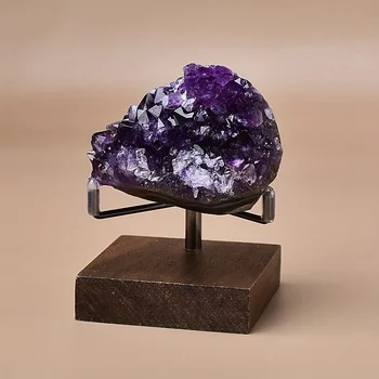 1pc Mediniai Pavyzdys Bazę, Padidinti Jūsų Mineralų Kolekciją su šiuo Reguliuojamas Kristalų Sankaupos Stendas