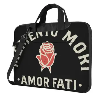Nešiojamojo Kompiuterio Krepšys Memento Mori Amor Fati Atsparus Smūgiams Nešiojamojo Kompiuterio Dėklas Stoiškas Citata 