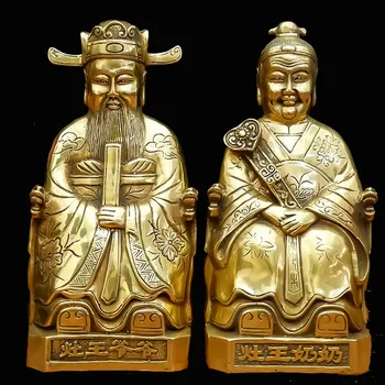 Feng Shui Vesta Apdaila, Virtuvė Dievas Virtuvės Karalius vario Virtuvės Dievas Monarch statula, namų Saugumo ir ramybės
