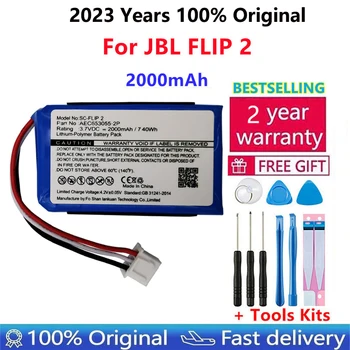 2023 Metų Originalus Nauji Aukštos Kokybės 2000mAh Garsiakalbis, Bateriją JBL Flip 2 Flip2 Flip II (2013 M.) AEC653055-2P baterijų Bateria