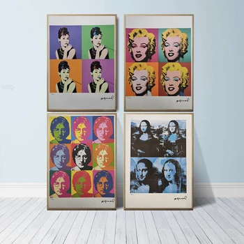 Andy Warholo Paveikslas Plakatas Mados Drobės Paveikslą 