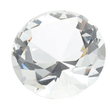 2 Vnt Gimtadienio Dekoracija Mergina Stiklo Diamond Prespapjė Krištolo ir Deimantų Aišku, Ornamentas Darbalaukio Brangakmenių Lobis