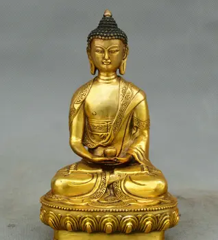 Senojo Bronzos Amitabha Buddha Sakyamuni Tathagata Rinpoche Budizmas patrona