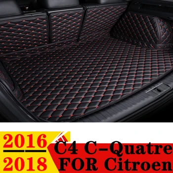 Automobilio bagažo skyriaus Kilimėlis Tinka Citroen C4 C-Quatre 2018 M. 2016 m. 2017 m. Galinis Dangtis Kilimų Lainerio Uodega Transporto priemonių, AUTO Dalys Įkėlimo Bagažo Padas