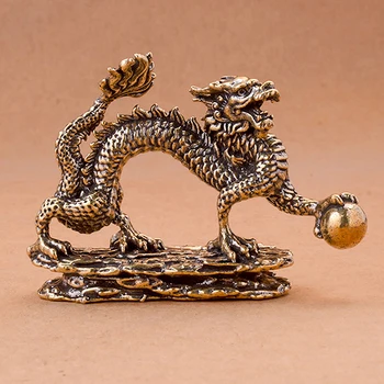 Kinijos Drakonas Ornamentais Pritraukti Turtus Dragon Feng Shui Apdaila Namo Kambarį, Miegamojo, Biuro Figūrėlės