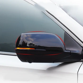 Balck！ Galinio vaizdo Veidrodis Apima Honda CRV CR-V 2017 2018 2019 2020 2021Rearview lietaus antakių Automobilių Reikmenys Rėmelį