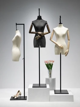 Kabo modelis rekvizitai moterų krūtinė display rack vyrų ir moterų lango kabo kablys stovo