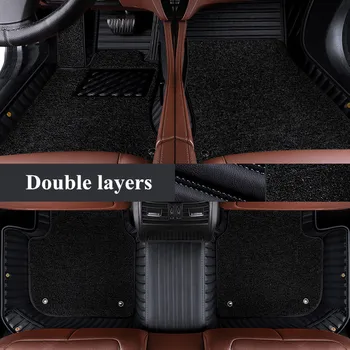 Aukštos kokybės! Custom specialių automobilių kilimėliai Mercedes Benz GLB 35 AMG 2023-2020 5 sėdimos vietos dukart sluoksnių kilimai GLB35 2022