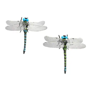 1PC PVC Modeliavimas Dragonfly Vabzdžių Modelis Uodų Lauko Kabantys Papuošalai Lauko Sodo Stovyklavimo, Žvejybos Įrankiai