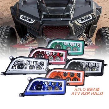 12V 24V RZR LED ŽIBINTŲ Aukšto artimąsias ATV led žibintų, dėl 2014-2016 m. RZR XP 2016 RZR XP 4 TURBO