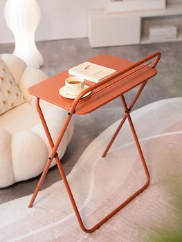 Sudedamas stalas, aukšta nuoma kambaryje, rašomasis stalas, padidėjęs biuro ir namų ūkio, oranžinė dopamino