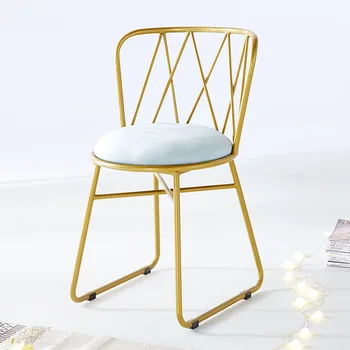 Dizaineris Šiaurės Valgomojo Kėdės Prabangus Baltas Atsipalaiduoti Aksomo, Valgomojo Kėdės Lounge Šalis Muebles Hogar Virtuvės Baldai MQ50CY