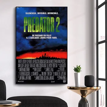 WM3238 Predator 2 Klasikinis Filmas HD Šilko Audinys plakatus Dekoro Patalpų Dažymas Dovana