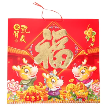 Mielas Animacinių Filmų Tradicinį Kasdienį Kinų Kalendorių Stiliaus Kabo Kalendorius Namų Ūkio Mėnesio Kalendoriaus Naujųjų Metų Dekoras