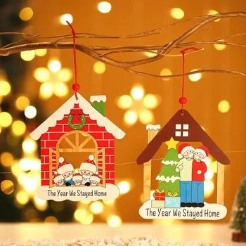 Europa ir Jungtinės amerikos valstijos tarpvalstybinių Naujas Medinis Kalėdų Pakabukas Kaukė Tėvas Kalėdinė Dekoracija Kūrybos Prekes
