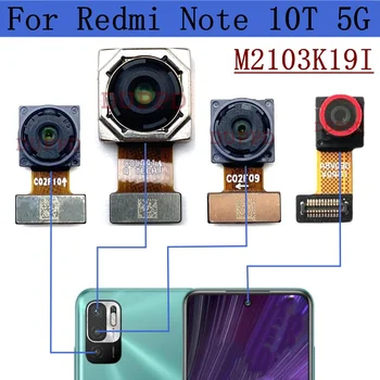 Už Xiaomi Redmi Pastaba 10T 5G M2103K19I Pagrindinis Originalus Ultrawide Makro Gylis Galinis galinė vaizdo Kamera vaizdo kameros Modulis Atsarginės Dalys