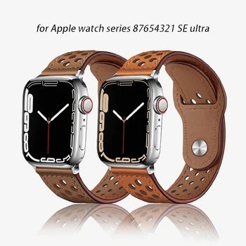 Odinis Dirželis, Apple Watch Band Ultra 44mm 45mm 40mm 41mm 42 38 49mm Kvėpuojantis Apyrankė Diržo Apyrankė iWatch Serijos 1-9