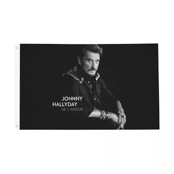Johnny Hallyday Vėliavos Patalpų, Lauko Reklama Poliesteris Prancūzija Mucisian Apdailos Patvarus 2x3 3x5 4x6 FT Vėliavas