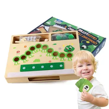 Skaičiavimas Žaislai, Caterpillar, Skaičiavimo Žaidimai KAMIENINIŲ Švietimo Matematikos Mokymosi Žaislas Berniukams, Mergaitėms Mediniai Montessori Žaislai Mokymosi