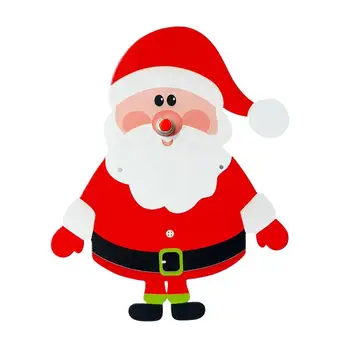 Kalėdų Durų Bell Baterijomis, Metalo Kalėdų Skambučius Priekinių Durų Santa Claus Ir Kalėdų Elektros Doorbell Butas