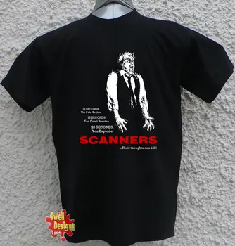 SKAITYTUVAI Cronenberg 80s klasikinis siaubo, sci fi retro Marškinėliai VISŲ DYDŽIŲ
